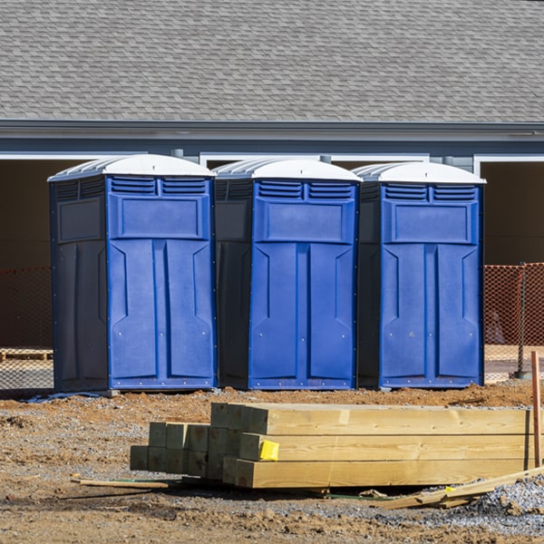 how can i report damages or issues with the portable restrooms during my rental period in Carson City Michigan